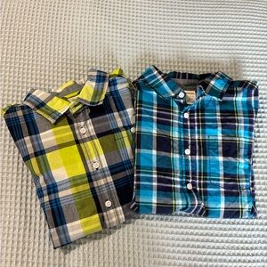 Gymboree Plaid Button Down Shirts Bundle